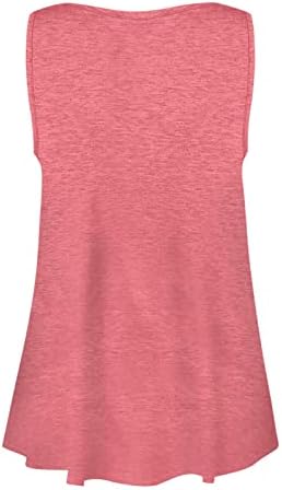 צמרות קיץ של Numaller לבני נוער 2023 חולצת צוואר סרופ-צוואר ללא שרוולים עם שרוולים בצבע אחיד בצבע אחיד