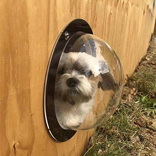 חיות מחמד כלב גדר חלון-תצוגה ברורה כיפת לחיות מחמד הצצה חלון-גודל עבור כלב / חתול/סוס, אפילו ילדים