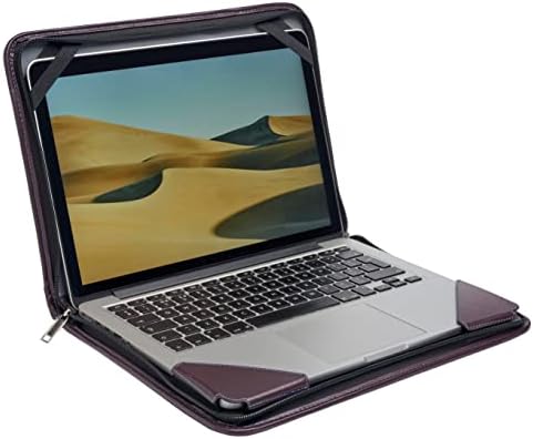 מארז שליח מחשב נייד סגול של Broonel - תואם ל- Apple MacBook Air MJVM2LL/מחשב נייד 11.6 אינץ '