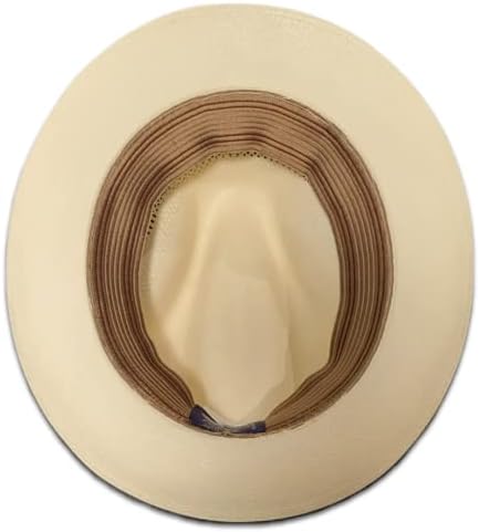 פדורה כובע קש יציב - נושם - לשמש או לגשם - לגברים או לנשים