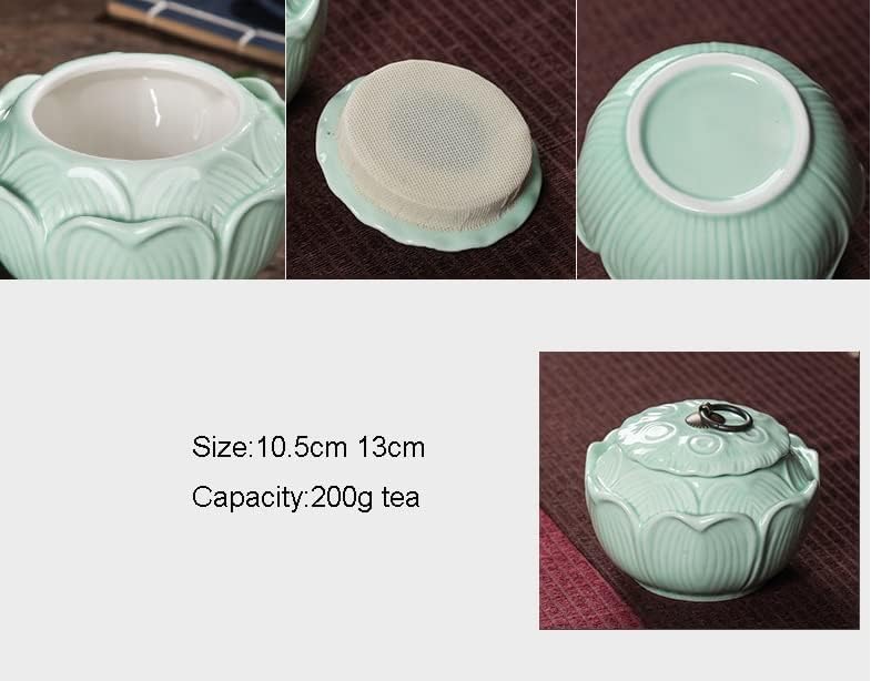 SDGH צורת קרמיקה צנצנת תה מיכל מתנה טנק אטום צנצנת אחסון קאדי