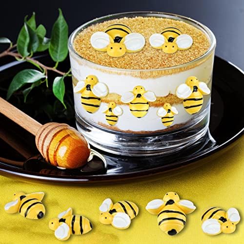 60 יח 'דבורי שרף זעירות דקור דבורה דבורה קישוט דבורי שרף קישוטים מלאכה לקישוטים למסיבת DIY מלאכת DIY.