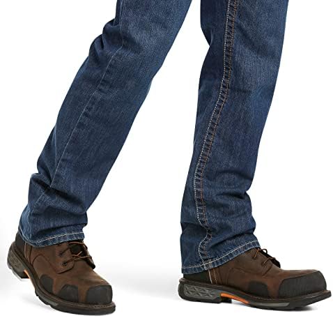 Ariat fr m5 רזה רזה ז'אן ישר - עלייה נמוכה של גברים, ג'ינס רזה