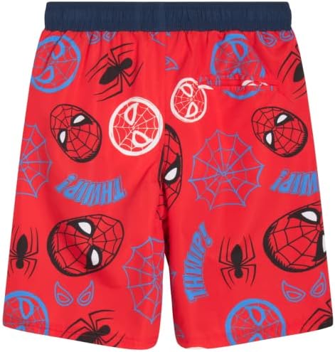 מארוול נוקמי בנים בגד ים-ספיידרמן, קפטן אמריקה בגד ים-עד 50 + מהיר יבש בגד ים עבור בנים