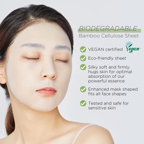 בינוני הרשמי הטוב ביותר קוריאני גיליון מסכת - תה עץ חיוני פנים מסכת 10 גיליונות עור מרגיע לטפל
