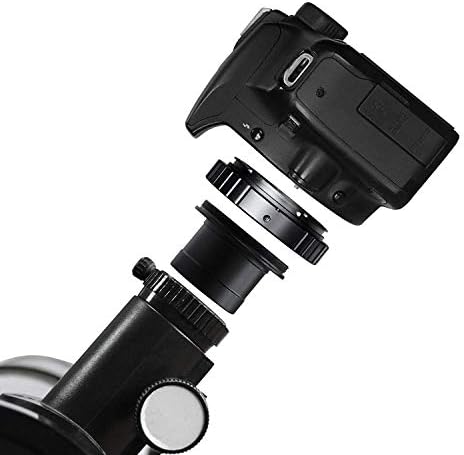 טבעת Solomark T2 עבור מתאם עדשת מצלמה של Canon EOS עם מתאם הר טלסקופ 1.25 אינץ '
