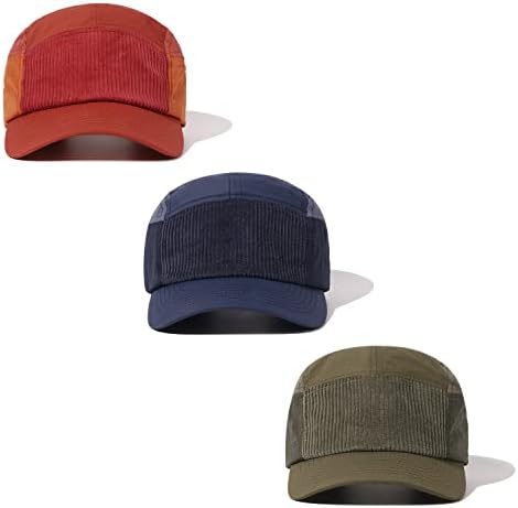 Clakllie אטום למים כובע 5 פאנל גברים נשים כובע בייסבול מהיר כובע שמש יבש מהיר לא מובנה כובע אבא פרופיל