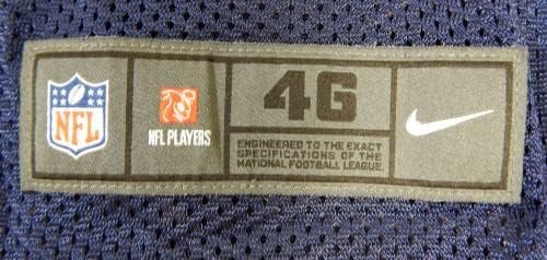 2018 דאלאס קאובויס צ'ידובי אווזי 24 משחק הונפק על חיל הים ג'רזי 46 590 - משחק NFL לא חתום משומש