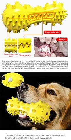 צעצועי כלב XKUN לועסים מברשת שיניים ניקוי שיניים צעצועים סחיטים צעצועים מחוספסים גומי טבעי גומי מתאים