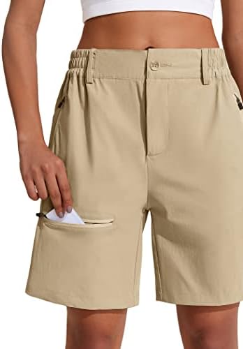 מכנסי מטען לנשים של COORUN מכנסיים קצרים מהיר קיץ יבש חצי מכנסיים נסיעות גולף אתלטית 8 /7 מכנסיים קצרים