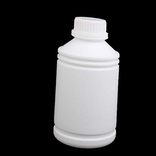 X-DREE 17OZ HDPE פלסטיק לבן ניתן למילוי צנרת צנצנת אחסון נוזלית צנצנת (Frasco de Botella de