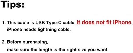 כבלים כבלים קצרים USB C כבל 5 אינץ