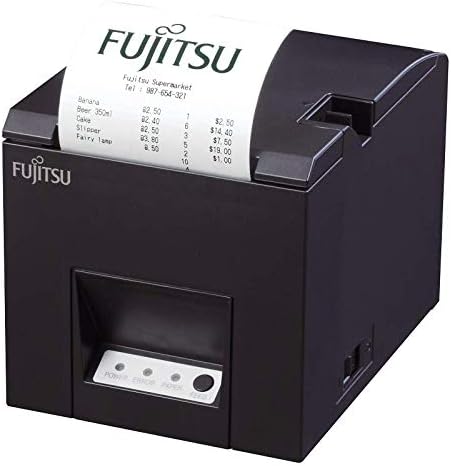 Fujitsu FP -2000 מהירות גבוהה מדפסת תרמית ישירה USB - מונוכרום - שולחן עבודה - הדפסת קבלה - תווית ברקוד