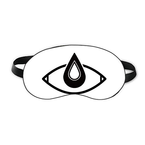 דפוס וקטור שחור קישוט עיניים מגן שינה עין רכה כריכת גוון מכוסות עיניים